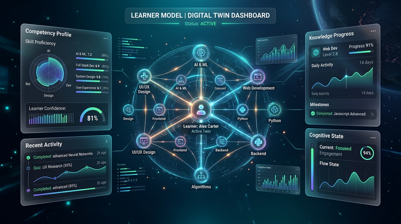 Learner Model - Digital Twin Dashboard